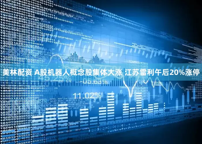 美林配资 A股机器人概念股集体大涨 江苏雷利午后20%涨停