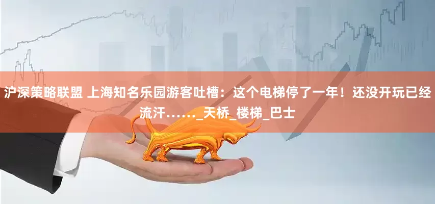 沪深策略联盟 上海知名乐园游客吐槽：这个电梯停了一年！还没开玩已经流汗……_天桥_楼梯_巴士
