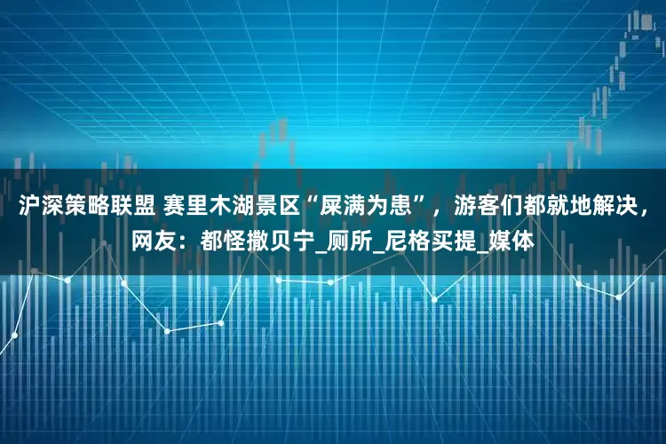 沪深策略联盟 赛里木湖景区“屎满为患”，游客们都就地解决，网友：都怪撒贝宁_厕所_尼格买提_媒体