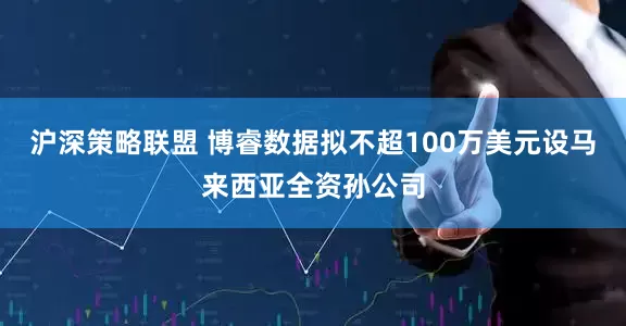 沪深策略联盟 博睿数据拟不超100万美元设马来西亚全资孙公司